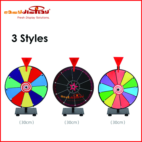 30cm Fortune spinning prize wheel Tabletop 12 inch