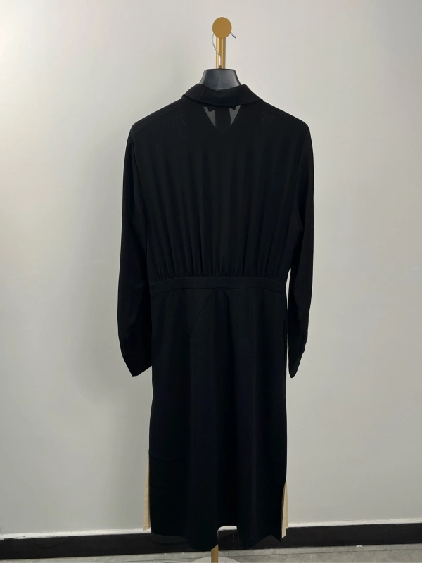 Maxmara black lapel dress