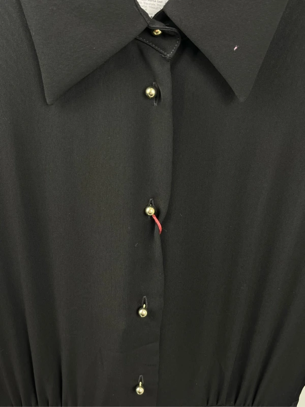 Maxmara black lapel dress