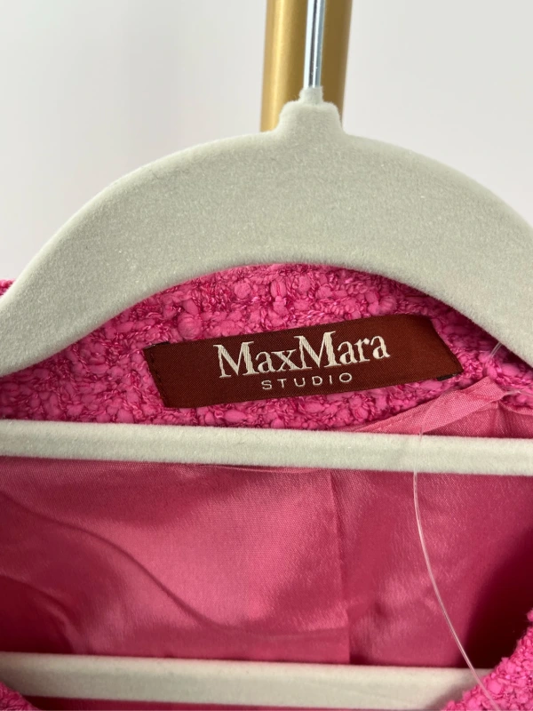 Maxmara pink tweed jacket,size 42