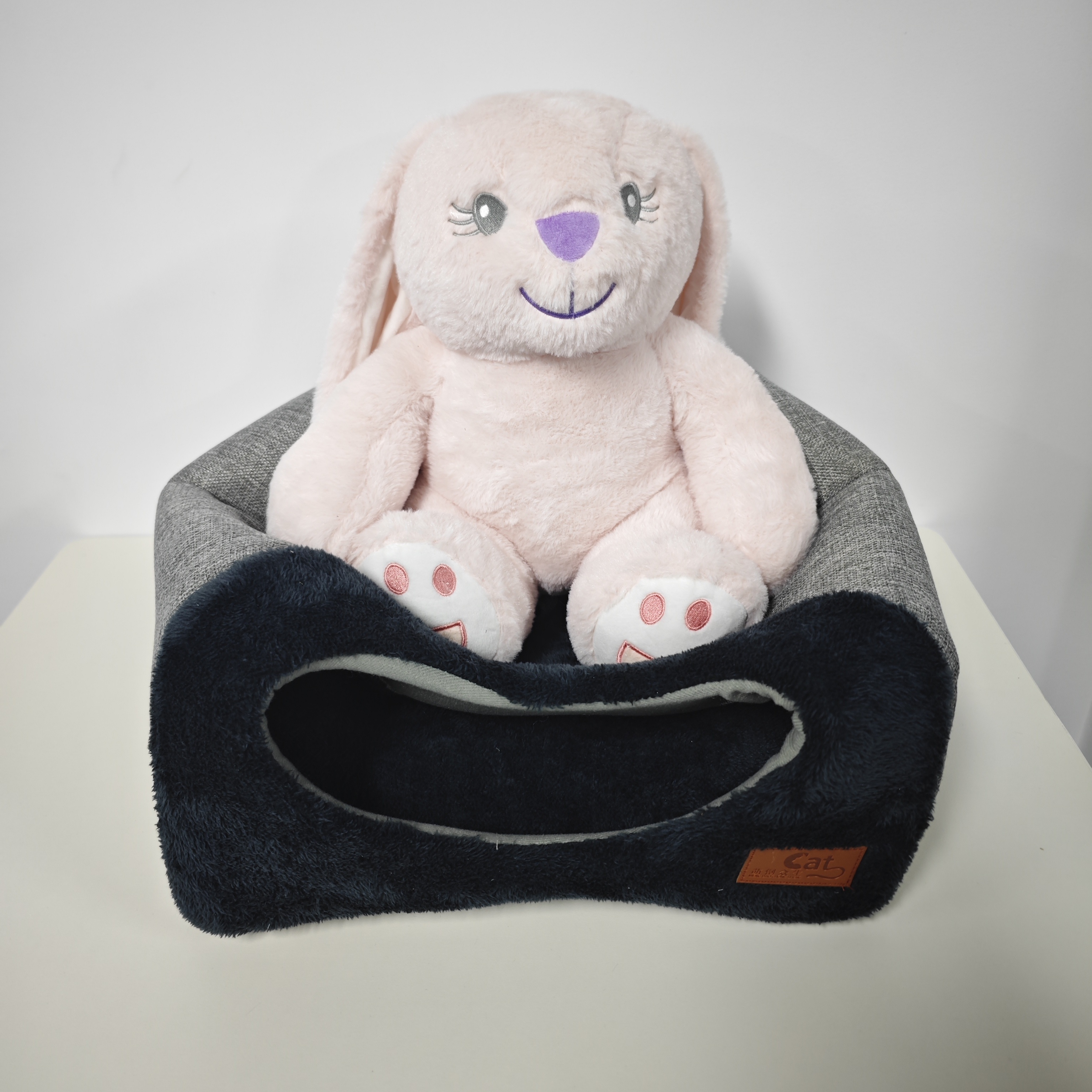 Triangular Cat House - Enclosed Cat Condo, a Pet Bed with Thickened Warmth for Deep Sleep, Also Suitable for Dogs - Premium Pet Supplies,U-ME PET LUV,Triangular Cat House - Enclosed Cat Condo, a Pet Bed with Thickened Warmth for Deep Sleep, Also Suitable for Dogs - Premium Pet Supplies