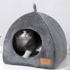 Triangular Cat House - Enclosed Cat Condo, a Pet Bed with Thickened Warmth for Deep Sleep, Also Suitable for Dogs - Premium Pet Supplies,U-ME PET LUV,Triangular Cat House - Enclosed Cat Condo, a Pet Bed with Thickened Warmth for Deep Sleep, Also Suitable for Dogs - Premium Pet Supplies