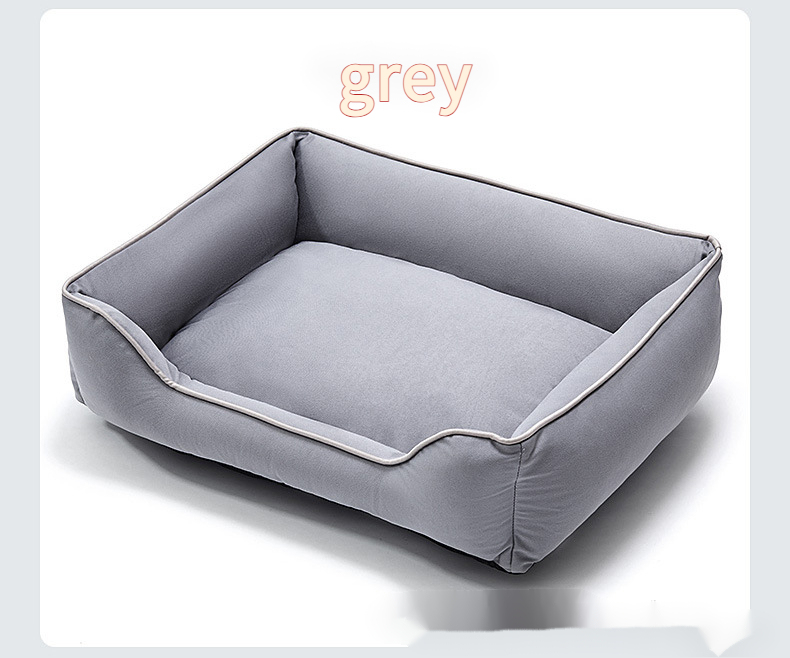 Square Pet Bed for Dogs and Cats, Suitable for All Seasons and Removable for Washing,U-ME PET LUV,Square Pet Bed for Dogs and Cats, Suitable for All Seasons and Removable for Washing