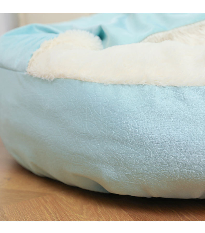 Convertible Shell Plush Pet Bed with 2-in-1 Lid-Blanket & Removable Cushion for Dogs and Cats,U-ME PET LUV,Convertible Shell Plush Pet Bed with 2-in-1 Lid-Blanket & Removable Cushion for Dogs and Cats