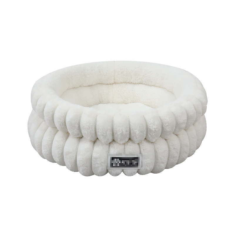 Innovative All-Season Enclosed 3D Large Double-Tier Round Pet Bed for Dogs & Cats with Winter-Enhanced Thermal Insulation,U-ME PET LUV,Innovative All-Season Enclosed 3D Large Double-Tier Round Pet Bed for Dogs & Cats with Winter-Enhanced Thermal Insulation