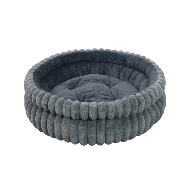 Innovative All-Season Enclosed 3D Large Double-Tier Round Pet Bed for Dogs & Cats with Winter-Enhanced Thermal Insulation,U-ME PET LUV,Innovative All-Season Enclosed 3D Large Double-Tier Round Pet Bed for Dogs & Cats with Winter-Enhanced Thermal Insulation