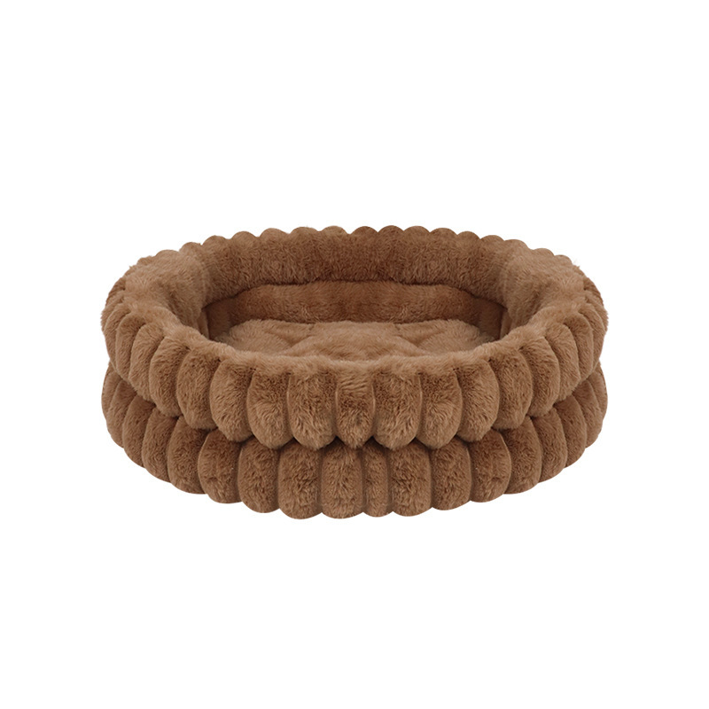 Innovative All-Season Enclosed 3D Large Double-Tier Round Pet Bed for Dogs & Cats with Winter-Enhanced Thermal Insulation,U-ME PET LUV,Innovative All-Season Enclosed 3D Large Double-Tier Round Pet Bed for Dogs & Cats with Winter-Enhanced Thermal Insulation