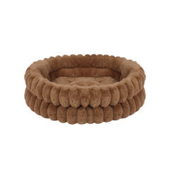 Innovative All-Season Enclosed 3D Large Double-Tier Round Pet Bed for Dogs & Cats with Winter-Enhanced Thermal Insulation,U-ME PET LUV,Innovative All-Season Enclosed 3D Large Double-Tier Round Pet Bed for Dogs & Cats with Winter-Enhanced Thermal Insulation
