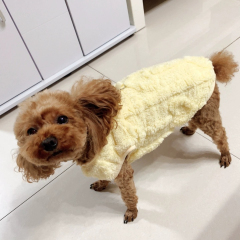 Small Dog Teddy Poodle Apparel Classic Winter Clothes with Fleece Lining Lightweight Washable Foldable Made of Polyester,U-ME PET LUV,Cozy Fleece Winter Outfits for Small Dogs and Cats (Fits Poodles, Bichons, Pomeranians)