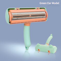 Ear-shaped Style Green Orange (Rubber Handle)
