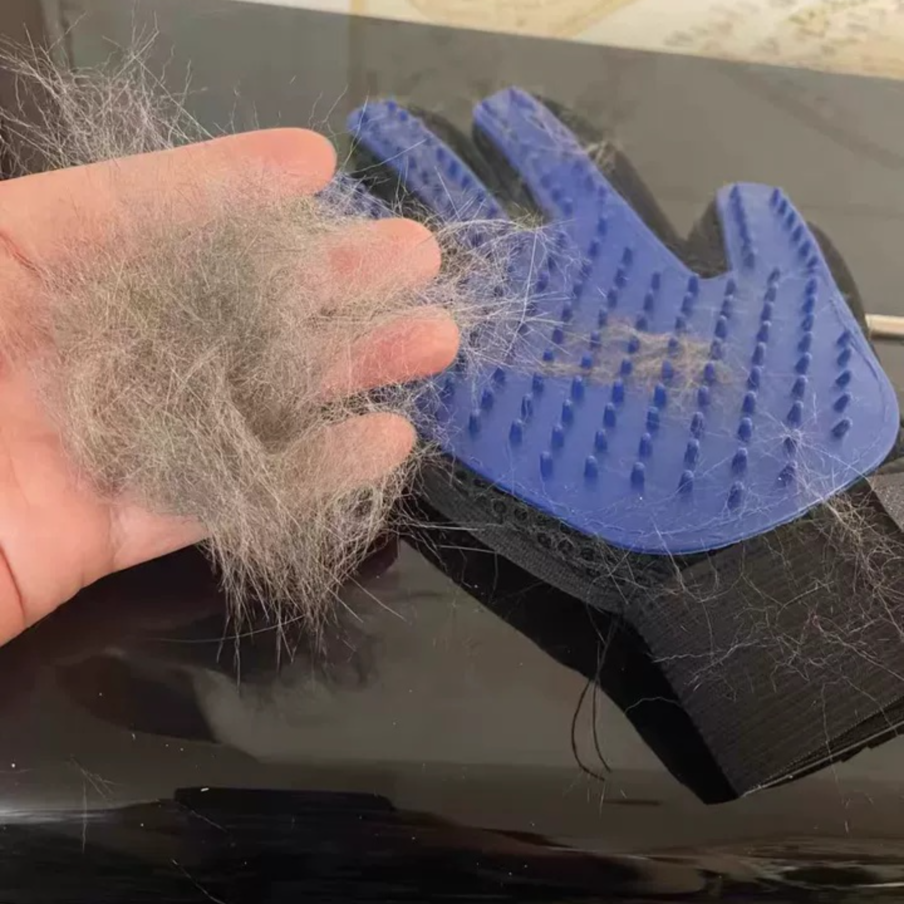 TPR Material Cat Grooming Glove Rubber Massage Deshedding Bathing Cleaning Hair Removal Wholesale Pet Supplies,U-ME PET LUV,Silicone Pet Grooming Glove - Massage, Bathing & Deshedding Tool for Cats and Dogs
