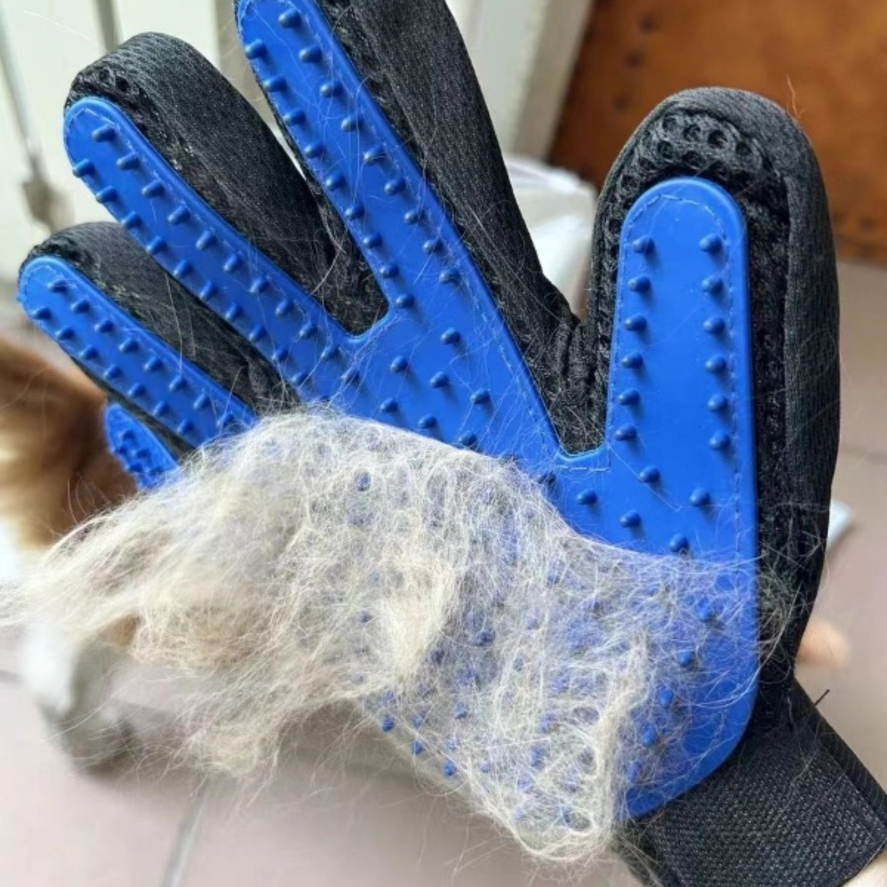 TPR Material Cat Grooming Glove Rubber Massage Deshedding Bathing Cleaning Hair Removal Wholesale Pet Supplies,U-ME PET LUV,Silicone Pet Grooming Glove - Massage, Bathing & Deshedding Tool for Cats and Dogs