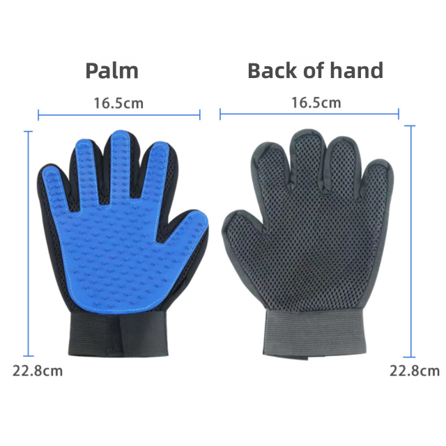TPR Material Cat Grooming Glove Rubber Massage Deshedding Bathing Cleaning Hair Removal Wholesale Pet Supplies,U-ME PET LUV,Silicone Pet Grooming Glove - Massage, Bathing & Deshedding Tool for Cats and Dogs