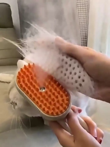 Pet Spray Massage Comb for Cats & Dogs – One - Click Spray, Anti - Flying Hair, Bath Brush & Hair Removal Pet Grooming Tool,U-ME PET LUV,Pet Spray Massage Comb for Cats & Dogs – One - Click Spray, Anti - Flying Hair, Bath Brush & Hair Removal Pet Grooming Tool