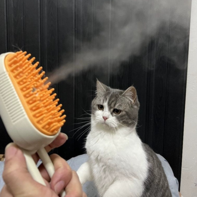 Pet Spray Massage Comb for Cats & Dogs – One - Click Spray, Anti - Flying Hair, Bath Brush & Hair Removal Pet Grooming Tool,U-ME PET LUV,Pet Spray Massage Comb for Cats & Dogs – One - Click Spray, Anti - Flying Hair, Bath Brush & Hair Removal Pet Grooming Tool