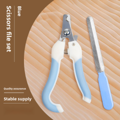 Blue Scissor and File Set