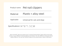 Wholesale Stainless Steel Pet Nail Clippers Safe Scissors for Dog & Cat Beauty Cleaning Supplies for Pet Grooming,U-ME PET LUV,Stainless Steel Pet Dog & Cat Nail Clipper for Grooming