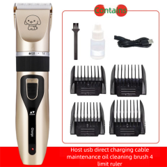 Professional Cordless Pet Hair Clipper Rechargeable Grooming Trimmer for Dogs & Cats Low Noise Made of Stainless Steel & TPR,U-ME PET LUV,Professional Cordless Pet Grooming Clipper Kit - Quiet & Safe for Dogs & Cats Grooming