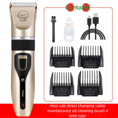 Professional Cordless Pet Hair Clipper Rechargeable Grooming Trimmer for Dogs & Cats Low Noise Made of Stainless Steel & TPR,U-ME PET LUV,Professional Cordless Pet Grooming Clipper Kit - Quiet & Safe for Dogs & Cats Grooming
