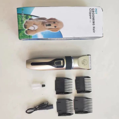 Professional Cordless Pet Hair Clipper Rechargeable Grooming Trimmer for Dogs & Cats Low Noise Made of Stainless Steel & TPR,U-ME PET LUV,Professional Cordless Pet Grooming Clipper Kit - Quiet & Safe for Dogs & Cats Grooming