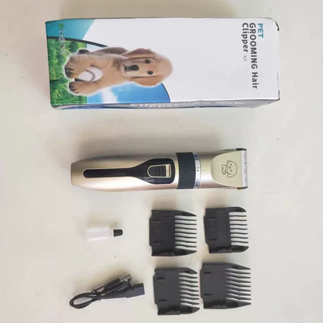 Professional Cordless Pet Hair Clipper Rechargeable Grooming Trimmer for Dogs & Cats Low Noise Made of Stainless Steel & TPR,U-ME PET LUV,Professional Cordless Pet Grooming Clipper Kit - Quiet & Safe for Dogs & Cats Grooming