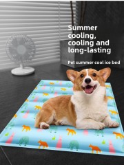 Hot-Selling Cartoon Print Summer Pet Bed Mat Waterproof Gel Cooling Pad for Dogs & Cats with Ice Technology,U-ME PET LUV,Pet Cooling Mat - Self-Cooling Gel Pad for Hot Dogs & Cats