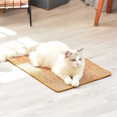 Premium Sisal Cat Scratching Board Wall-Mounted Vertical Pad with Durable Striped Pattern Shed-Free Claw Toy,U-ME PET LUV,Playful Wall-Mounted Sisal Cat Scratcher - Durable & Entertaining
