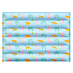 Blue little elephants