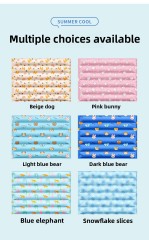 Hot-Selling Cartoon Print Summer Pet Bed Mat Waterproof Gel Cooling Pad for Dogs & Cats with Ice Technology,U-ME PET LUV,Pet Cooling Mat - Self-Cooling Gel Pad for Hot Dogs & Cats