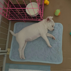 Modern Summer Pet Bed Explosions Silk Cooling Sleeping Mat for Dogs and Cats Cool Ice Animal Pattern Sofa Mat,U-ME PET LUV,Pet Summer Pet Sofa Mat, Floor Mat, Dog Cooling Pad, Spring-Summer Cat Cooling Mat, Ice Silk Pad, Temperature-Reducing Sleeping Mat
