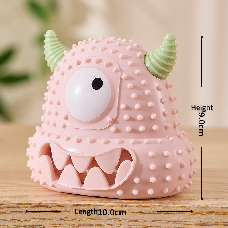 Hot Selling Squeaky Monster Series Dog Pet Toys Chew Resistant & Easy to Clean Made of TPR Material Cartoon Style,U-ME PET LUV,New Monster Squeakers: Tough, Chew-Proof & Washable TPR Dog Toys