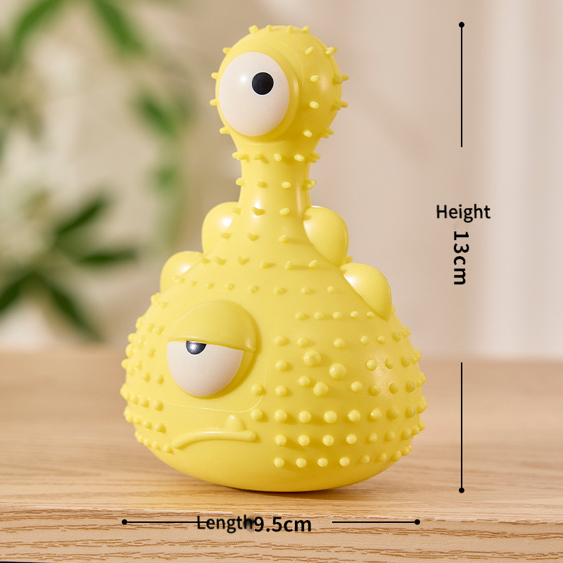 Hot Selling Squeaky Monster Series Dog Pet Toys Chew Resistant & Easy to Clean Made of TPR Material Cartoon Style,U-ME PET LUV,New Monster Squeakers: Tough, Chew-Proof & Washable TPR Dog Toys