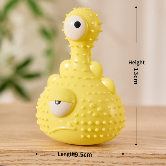 Hot Selling Squeaky Monster Series Dog Pet Toys Chew Resistant & Easy to Clean Made of TPR Material Cartoon Style,U-ME PET LUV,New Monster Squeakers: Tough, Chew-Proof & Washable TPR Dog Toys