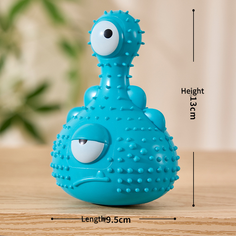 Hot Selling Squeaky Monster Series Dog Pet Toys Chew Resistant & Easy to Clean Made of TPR Material Cartoon Style,U-ME PET LUV,New Monster Squeakers: Tough, Chew-Proof & Washable TPR Dog Toys
