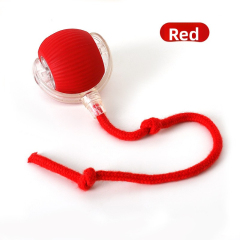 Bestseller Self-Jumping Interactive Cat Toy Ball Durable Chew-Proof & Auto Motion Kitten Play with Rope,U-ME PET LUV,Automatic Chew-Proof Cat Ball with Tether - Interactive Bouncy Toy for Solo Fun