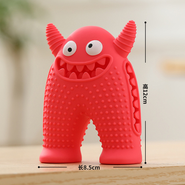 Hot Selling Squeaky Monster Series Dog Pet Toys Chew Resistant & Easy to Clean Made of TPR Material Cartoon Style,U-ME PET LUV,New Monster Squeakers: Tough, Chew-Proof & Washable TPR Dog Toys