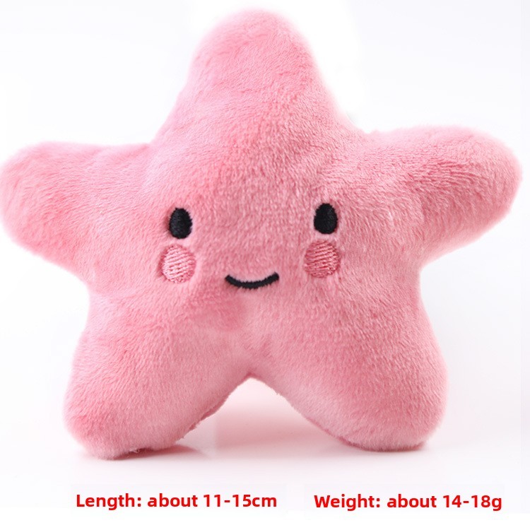 Pet Squeaky Toys - Star - Shaped Plush Fun,U-ME PET LUV,Pet Squeaky Toys - Star - Shaped Plush Fun
