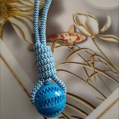 Interactive Watermelon Rope Toy Tear-Resistant Dental Chewer for Large Breed Aggressive Chewers Daily Use,U-ME PET LUV,ses engineering terminology ("tensile strength", "biofilm formation")