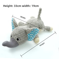 Wholesale Interactive Cartoon Cat Dog Toy Plush Pet Squeaky Feature Corn Velvet Multicolor Bite-Resistant Moilers Dog Cat,U-ME PET LUV,Squeaky Corn Fiber Chew Toy for Dogs & Cats - Durable Plush Pet Fun