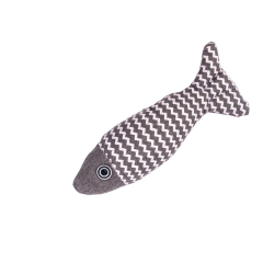 Gray Linen Fish