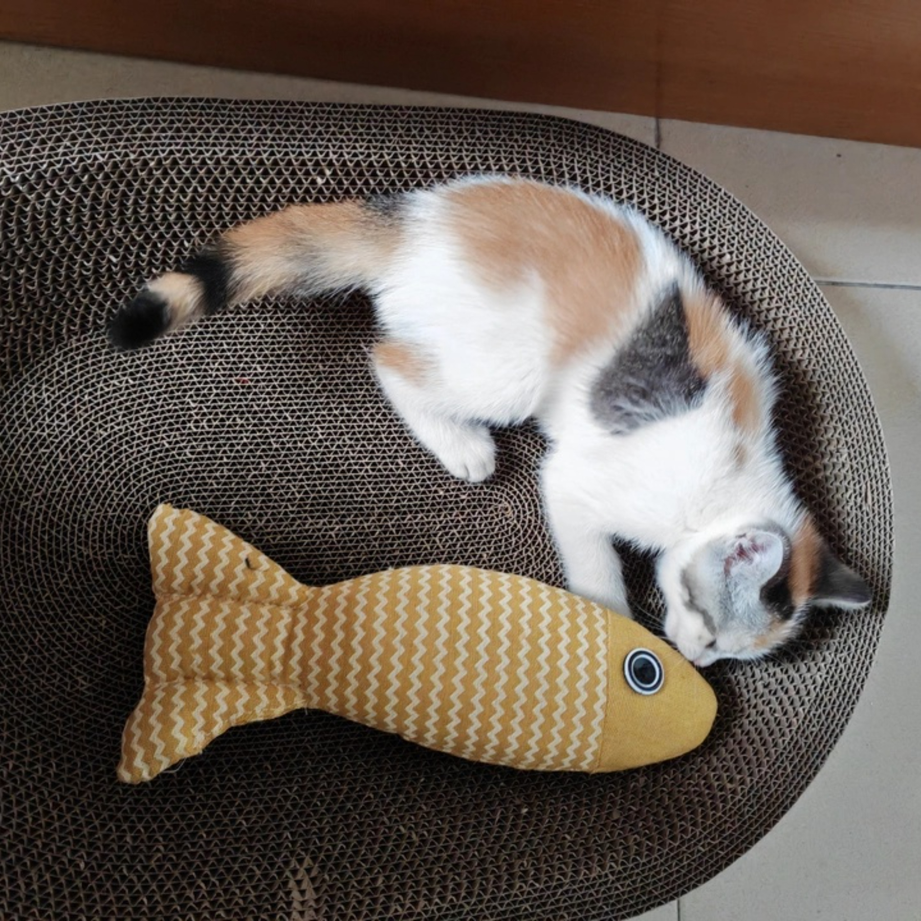 Hot-Selling Catnip Jute Fish Toy Interactive Linen Chew Stick for Kittens Daily Use Cartoon Style Self-Play Fun Boredom Relief,U-ME PET LUV,Bestselling Catnip Linen Fish Cat Toy - Realistic Kitten Teether for Self - Play & Boredom Relief