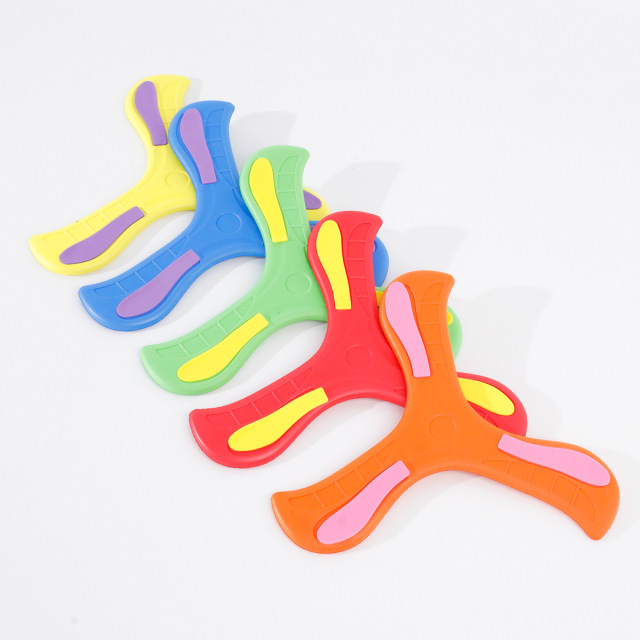 EVA Interactive Soft for Frisbee Dog Training Toy Three-Leaf Boomerang Fashion Style Boring Pet Dog Toy,U-ME PET LUV,Best - Selling Dog Frisbee: EVA Interactive Tri - Leaf Boomerang for Dog Training & Boredom Buster