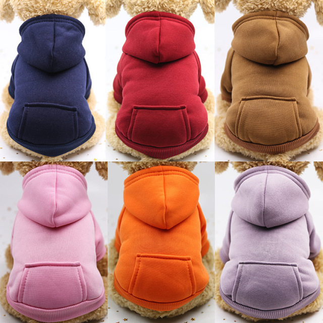 Wholesale Sporty Hoodie Pet Clothes for Dogs and Cats Washable with Pockets for Autumn Winter Collection,U-ME PET LUV,Summer Pet Round-Neck T-Shirt - Breathable Soft Dog & Cat Clothing for Small to Medium Breeds (Teddy, Bichon Frise, Cats) | Cute Comfortable Apparel