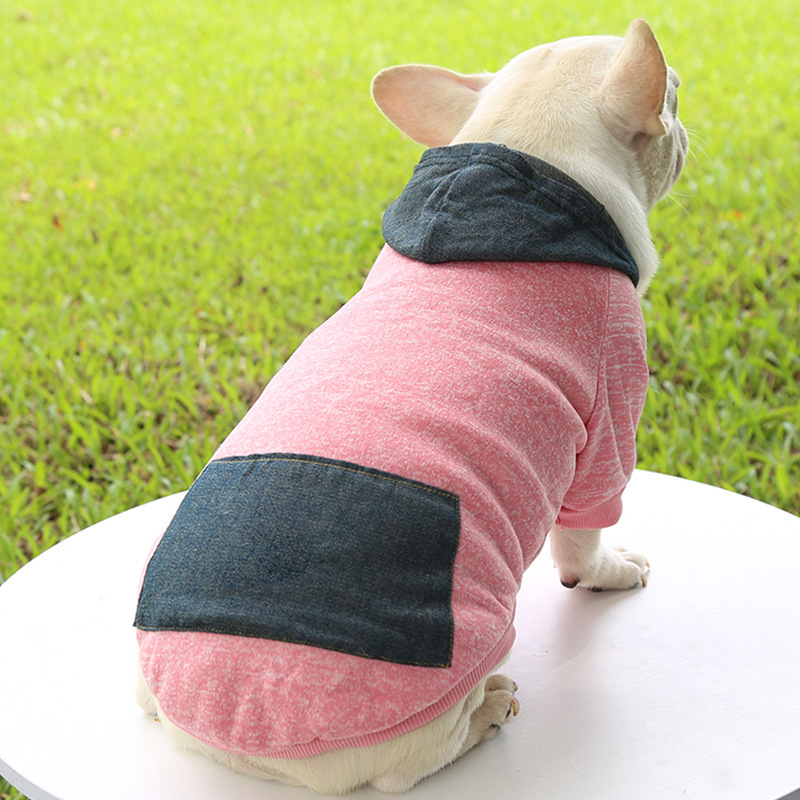 Wholesale Sporty Hoodie Pet Clothes for Dogs and Cats Washable with Pockets for Autumn Winter Collection,U-ME PET LUV,Summer Pet Round-Neck T-Shirt - Breathable Soft Dog & Cat Clothing for Small to Medium Breeds (Teddy, Bichon Frise, Cats) | Cute Comfortable Apparel
