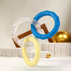 Yellow-blue Three-color Ring