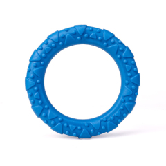 Tri-Color Interactive Chew-Proof Dog Chewer Ring - Durable Playtime Toy,U-ME PET LUV,Tri-Color Chew-Proof Dog Chewer Ring - Durable Playtime Toy