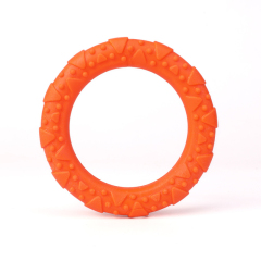Tri-Color Interactive Chew-Proof Dog Chewer Ring - Durable Playtime Toy,U-ME PET LUV,Tri-Color Chew-Proof Dog Chewer Ring - Durable Playtime Toy