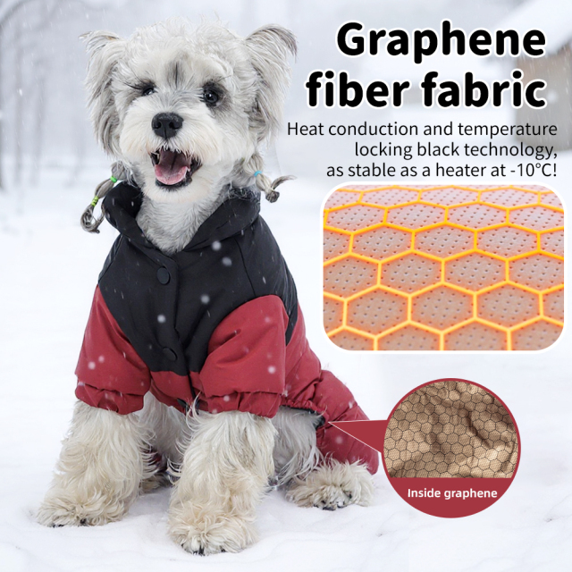 Wholesale of pet clothing for autumn and winter - Dog four - legged cotton - padded clothes with a stand - up collar, windproof, snow - proof, warm and comfortable dog cotton - padded jackets.,U-ME PET LUV,Wholesale of pet clothing for autumn and winter - Dog four - legged cotton - padded clothes with a stand - up collar, windproof, snow - proof, warm and comfortable dog cotton - padded jackets.