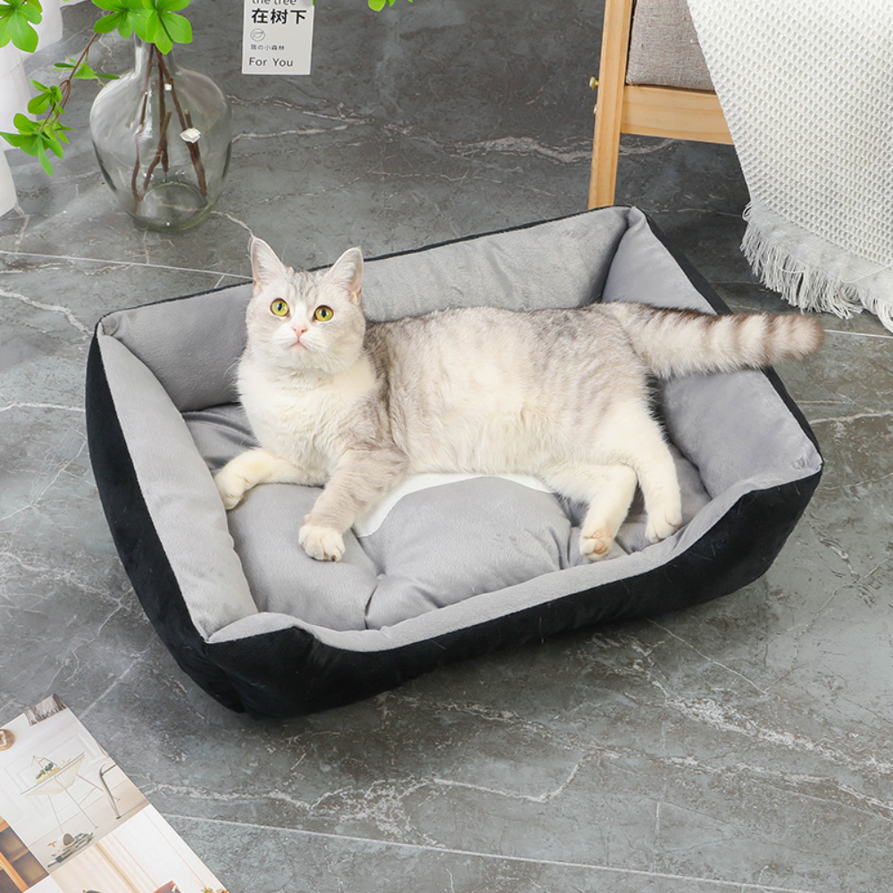 Luxury Dog Bed Cave Universal Four Seasons Pet Nest Mat with Winter Warmth for Summer Cats Rectangle Shape for Furry Friends,U-ME PET LUV,Luxury Dog Bed Cave Universal Four Seasons Pet Nest Mat with Winter Warmth for Summer Cats Rectangle Shape for Furry Friends