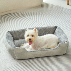 Thickened Anti-Static Pet Bed Nest Rectangle Fashion Style Winter Kennel for Small Medium Dogs Warm Sofa Kennel for Four Seasons,U-ME PET LUV,Thickened Anti-Static Pet Bed Nest Rectangle Fashion Style Winter Kennel for Small Medium Dogs Warm Sofa Kennel for Four Seasons